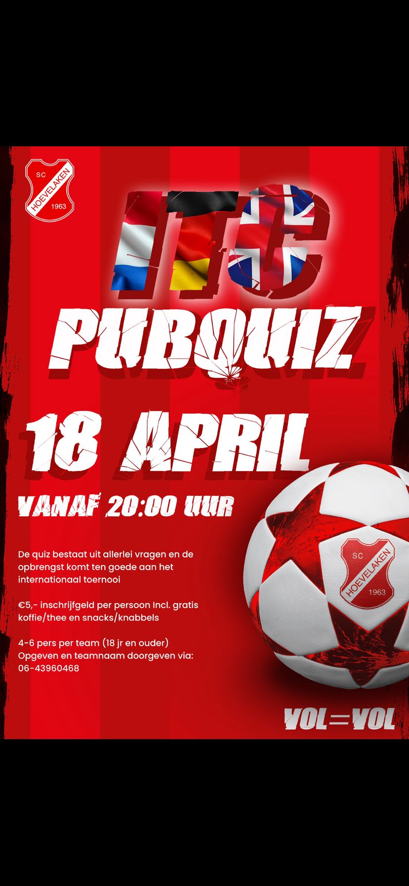 18 april ITC Pubquiz bij sc Hoevelaken