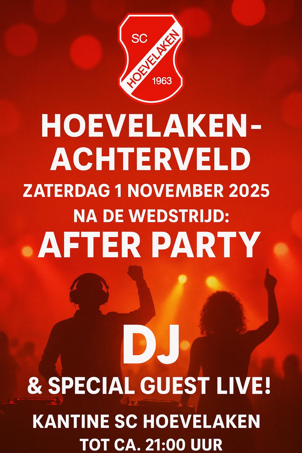 1 NOVEMBER DERBY, DUS EEN FEESTJE