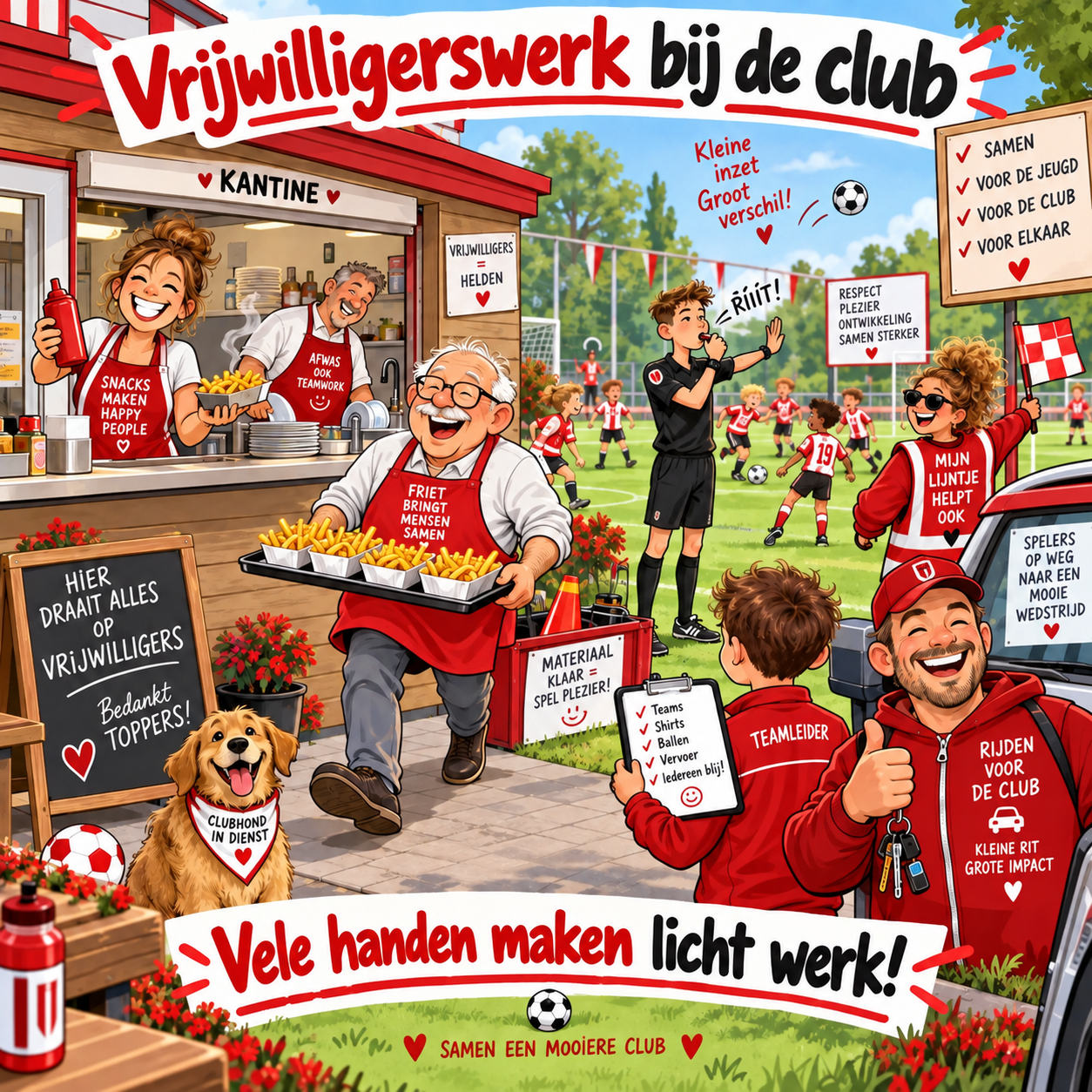 We hebben handjes nodig!!!