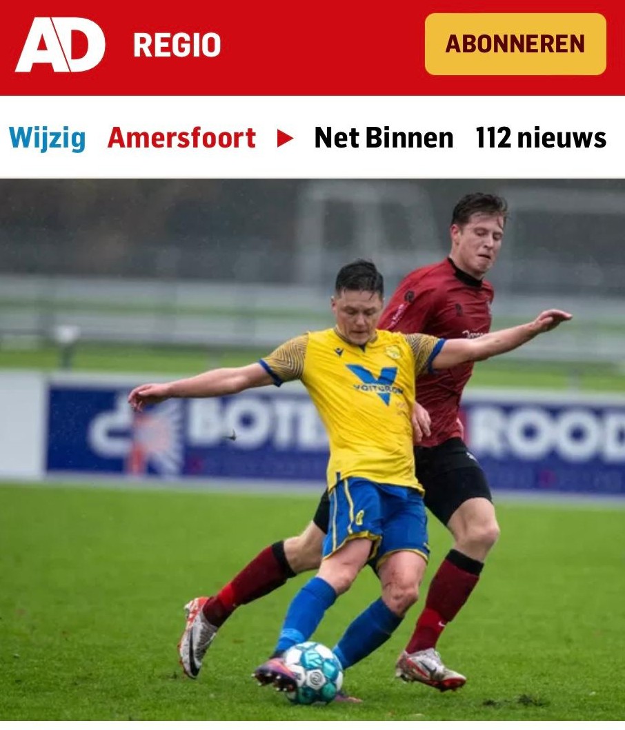 Barry de Winter versterkt  A-selectie