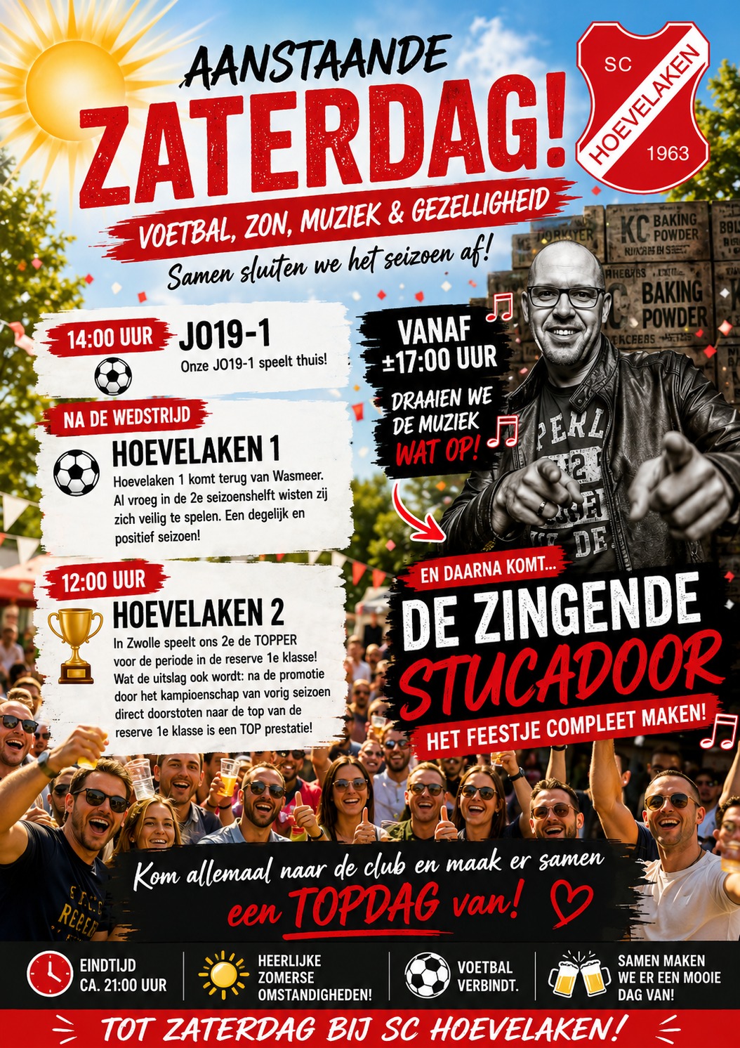 23/5 Feestje op de club als afsluiting competitie