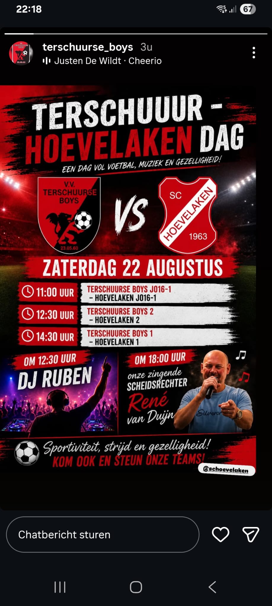Terschuur - Hoevelaken vriendschappelijke Derby