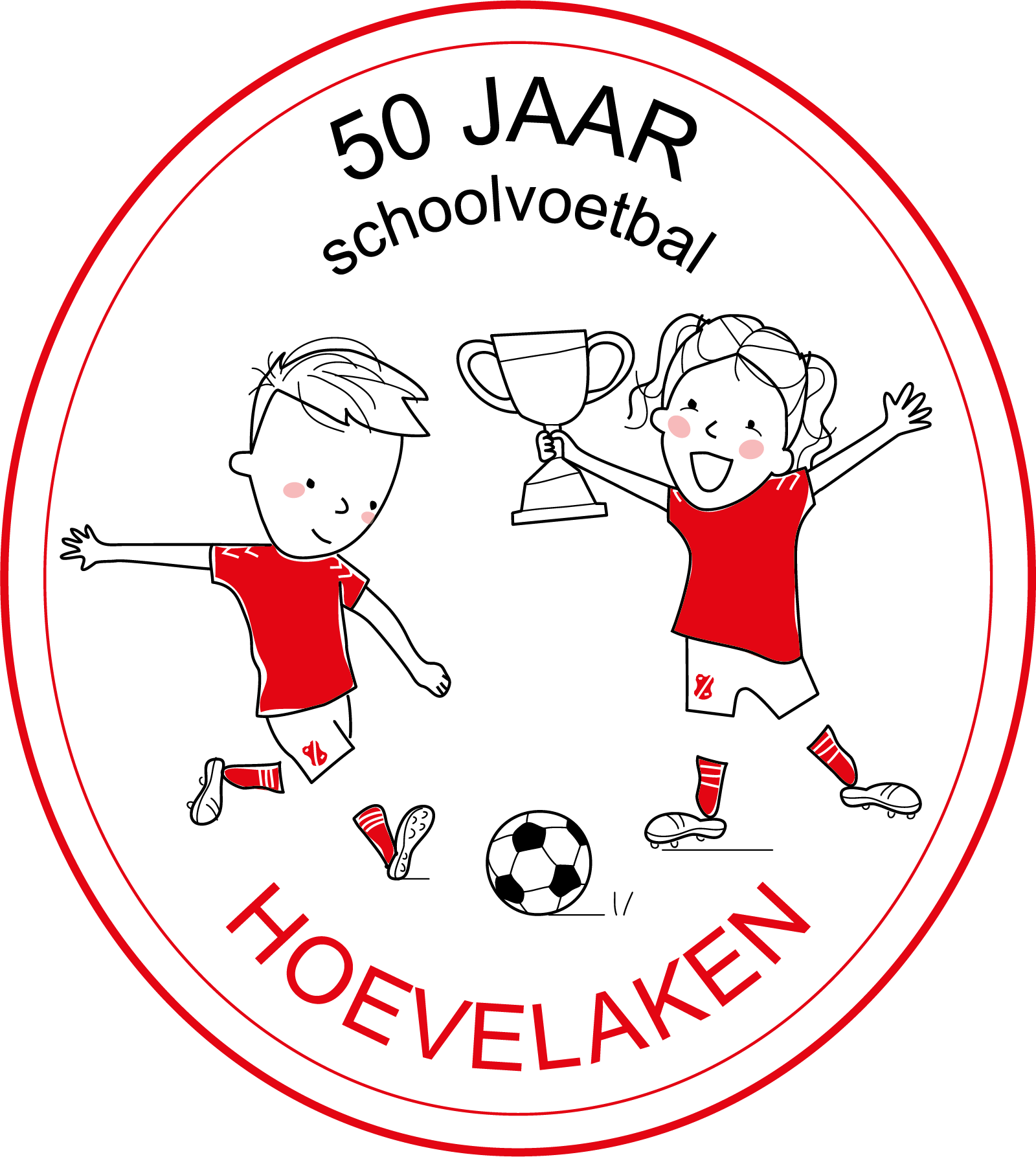 Jubileumeditie AH Schoolvoetbaltoernooi bij sc Hoevelaken: 50 jaar schoolvoetbal in Hoevelaken