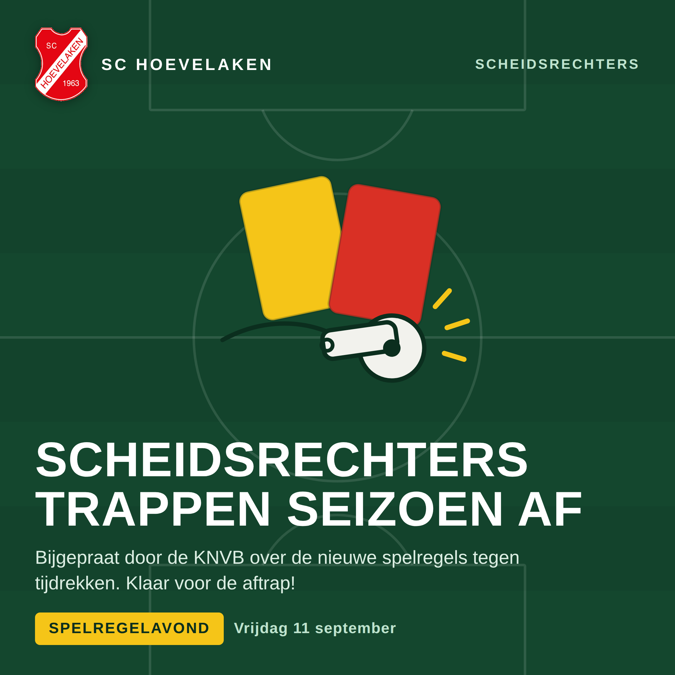 Nieuws van onze scheidsrechters